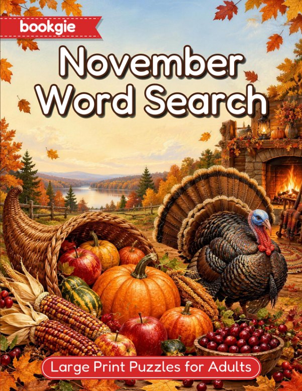 November Word Search — front cover
